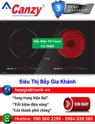 [HCM]Bếp điện từ 2 vùng nấu Canzy CZ 56RD bếp điện từ bếp điện từ đôi âm bếp điện từ đôi bếp điện từ