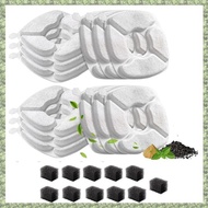 (C Z G L) Cat Water Fountain Replacement Filters 12 Pack with 12 Sponges, Enhanced Fit for 50oz 84oz