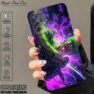 Softcase Oppo A74 / A95 4G - Case Hp Oppo A95 / A74 4G Motif Roronoa Zoro - Silicone Hp Oppo A95 - C