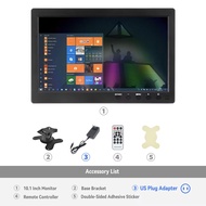 KTYDKP 10.1"HD Car Monitor Headrest LCD HD Digital Screen HDMI/VGA/AV/USB/SD Slim UV Coating PC/TV/D