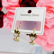 Anting Jepit Wanita Titanium Anti Karat Anti Luntur Mewah Elegan