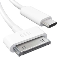 30pin Bộ chuyển đổi USB cáp sạc dữ liệu cho 4 4S 3GS iPad 3 2 1 iPod USBC Loại C đến 30 thiết bị sạc