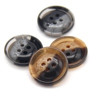 18/21/25/30mm Large Imitation Horn Coat Resin Buttons For Clothing Men Suit Blazer Business Handmade DIY Crafts Sewing Accessories