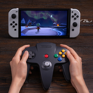 【】 遊戲手柄 八位堂n64手柄diy套件搖杆組件 有線遊戲手柄改無線手柄