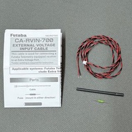 全新 Futaba CA-RVIN-700 External Voltage Input Cable 電池 電量 電壓 檢測 回傅線 適合 遙控車 模型 飛機 滑翔機 直升機 雙星 拖頭 Tamiya