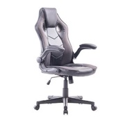 ONE - 電腦椅升降旋轉椅皮革靠背遊戲椅(黑色)