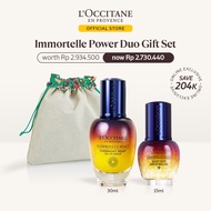 LOccitane Online Exclusive - Immortelle Power Duo Gift Set - Paket Perawatan Wajah