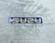 โลโก้ ตัวอักษร ISUZU สีไทเท โลโก้ติดกระจังหน้า All New ISUZU D-MAX/D-maxปี2012-2019(ตัวใหญ่)/D-maxปี2007-2011(ตัวเล็ก) ครอบLOGO ISUZUครอบโลโก้ ISUZU พร้อมส่ง!!!