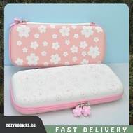 [cozyroomss.sg] EVA Hard Carrying Case Pink Sakura Travel Storage Bag for Nintendo Switch/OLED