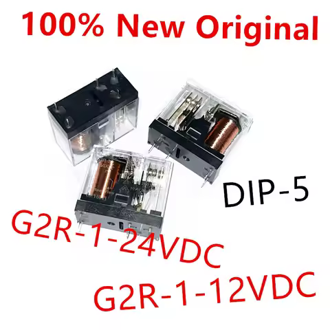 5-10piece G2R-1-12VDC γG2R-1-24VDC γG2R-1-5VDC DIP-5 New power relay G2R-1 DC12 γG2R-1 DC24
