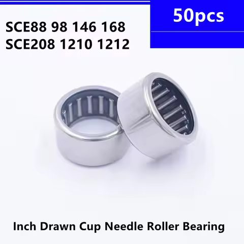 50pcs Drawn Cup Needle Roller Bearing SCE88 BA88 SCE98 BA98 SCE146 BA146 SCE1210 BA1210 SCE168 BA168