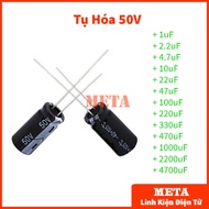 50V Capacitor, Polarized Capacitor 50V 1uF 2.2uF 4.7uF 10uF 22uF 47uF 100uF 220uF 330uF 470uF 1000uF