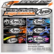 MATA ARAI LOGO MOTORCYCLE CAT'S EYE ALL MOTIFS
