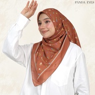 PANDAEYES ALONICA-  BAWAL COTTON PREMIUM PRINTED BIDANG 47 (Hijab / Tudung/ Shawl)