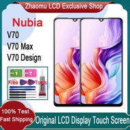Original Nubia V70 V70 Max V70 Design LCD Display Touch Screen Replacemen