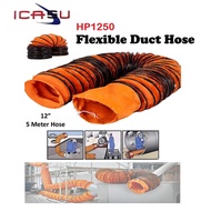 Icasu HP 12-inch x 5meter Ventilator Blower Flexible Duct Hose