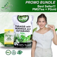 Chef Ayb's Power Bundle|| Paragis with Moringa and Guyabano Tea and Gold Capsule Bundle