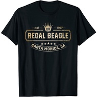 The Regal Beagle Funny Beagle Tshirt For Men Black Cotton Tee