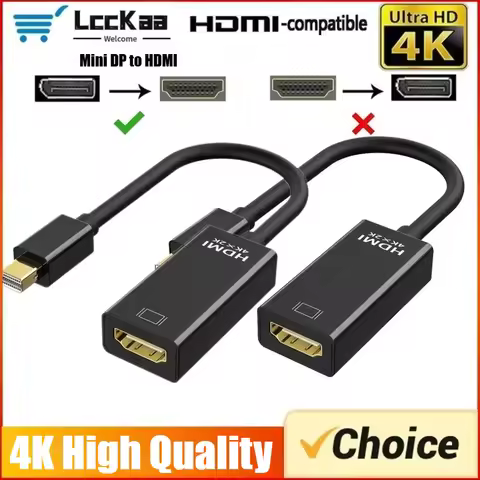 Mini 1.4 Displayport To HDMI-compatible Adapter Connect Converter 4K 2K 1080P for MacBook Surface La