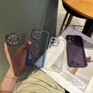 Solid Color Transparent Phone Case For Realme GT7 GT6 GT5 GT Neo 6 5 SE 2T Q5i Q3 Pro C15 C12 C11 C3