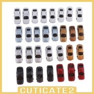 [Cuticate2] 30pcs Miniature Car 1:200 Z Scale Streetscape Layout Railway Scenery DIY Train