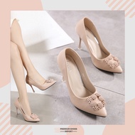 OFFICIAL ELLORA 8988-123-7 Women's High Heels Work Shoes Stilleto Heels Import 9cm