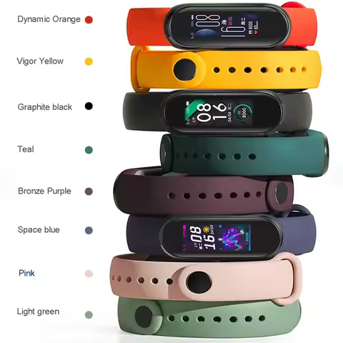 strap For xiaomi mi band 6 5 4 3 Silicone band For xiaomi band Mi5 Mi6 Mi4 Mi3 Silicone sport Bracel