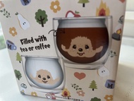Monchhichi（夢奇奇）雙層玻璃杯