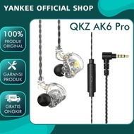 Latest Qkz Ak6 Pro Earphone In Ear Monitor Detachable With Microphone Neo 2024