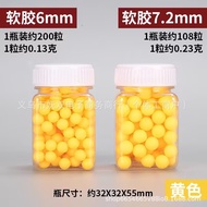 6MM Childrens toys can fire soft rubber bullets 7-7 Soft rubber ball boy toy accessory cross-border 