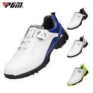 PGM Golf Shoes Mens Waterproof Breathable Golf Shoes Male Rotating Shoelaces Sports Sneakers Non-slip Trainers XZ143