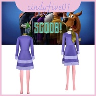 Cosplay Personalized Scooby-doo Dress Daphne Inspired Costume Women For