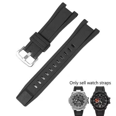 Resin Watch Strap for Casio G-Shock GST-W120L S130L S310 B100 GST-W100G Men Camo Rubber Wrist Band B