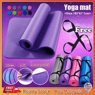 15/10MM NBR Yoga Mat EXTRA THICK Non-Slip Mat Thick EVA Yoga Mat Non-skid Floor Yoga Mat