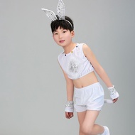 Children Animal Costume Bunny Bunny Costume Little White Rabbit Dance Costume Performance Kindergart