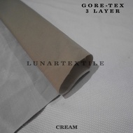 Cream Color Gore-Tex Fabric Waterproof Material