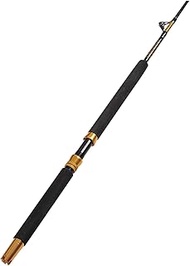 Fiblink 1-Piece/2-Piece Saltwater Offshore Heavy Trolling Rod Big Game Roller Rod Conventional Boat 