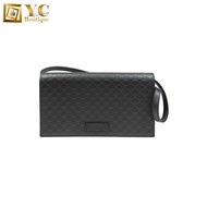 Gucci Micro Guccissima Chain Wallet for Women in Black - 466507-BMJ1G-1000 UMHJ