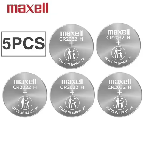 5PCS Original-MAXELL CR2032H 240mAh High Capacity 3V Button Battery Computer Motherboard Battery Rep