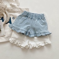 Baby Girl Short Pants Kids Cotton Shorts Loose Lace Shorts
