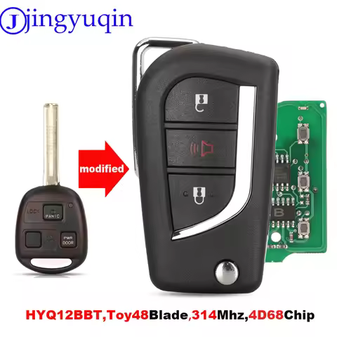 jingyuqin Remote 314.4MHz Control Board 3 Button Key Fob For Toyota /Lexus RX330 RX350 RX400h RX450h