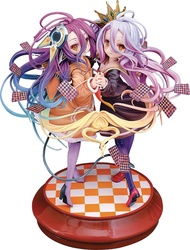 No Game No Life - Zero: Shiro & Schwi 1:7 Scale PVC Figure, Multicolor
