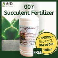 ☀️ 007 Succulent Plant Booster 1000ml ☀️Organic Booster Vitamin Air Murah 多肉肥  KAKTUS Tanaman Garden