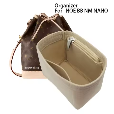 Bucket Bags Inner Purse Liner Shapaper Insert Bag Organizer Fit For Monogramm Sac Noe Grande Noe BB