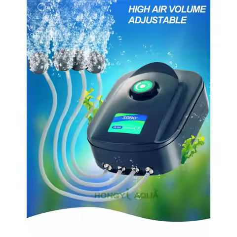 SOBO Fish tank Oxygen pump Fish farming Aeration pump Aquarium supplies Air Pump Air Compressor SB-2