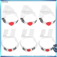 6 Pcs Sports Headband Bandana Japanese Strap Headbands for Karate Taekwondo Hibachi