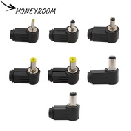 HONEYROOM DC Power Male Plug, 5.5x2.1mm 5.5x2.5 mm Right Angle 90 Degree Welding Connector, DC Power