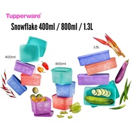 Tupperware Snowflake 1.3L/ 800ml/ 400ml Bekas Simpan Sayur Vegetables Fruits Container