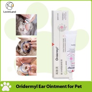 Oridermyl Ear Ointment 10g Cat Ear Cleaning Drop for Ear Infection Mites Dog Ear Drop