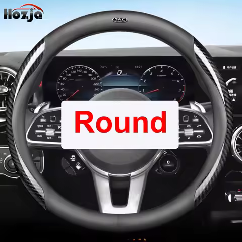 Car Leather Steering Wheel Cover For JAC 2 4 8 T8 T6 J2 JS8 JS6 JS2 J3 S3 S2 40 2013 - 2021 2022 202